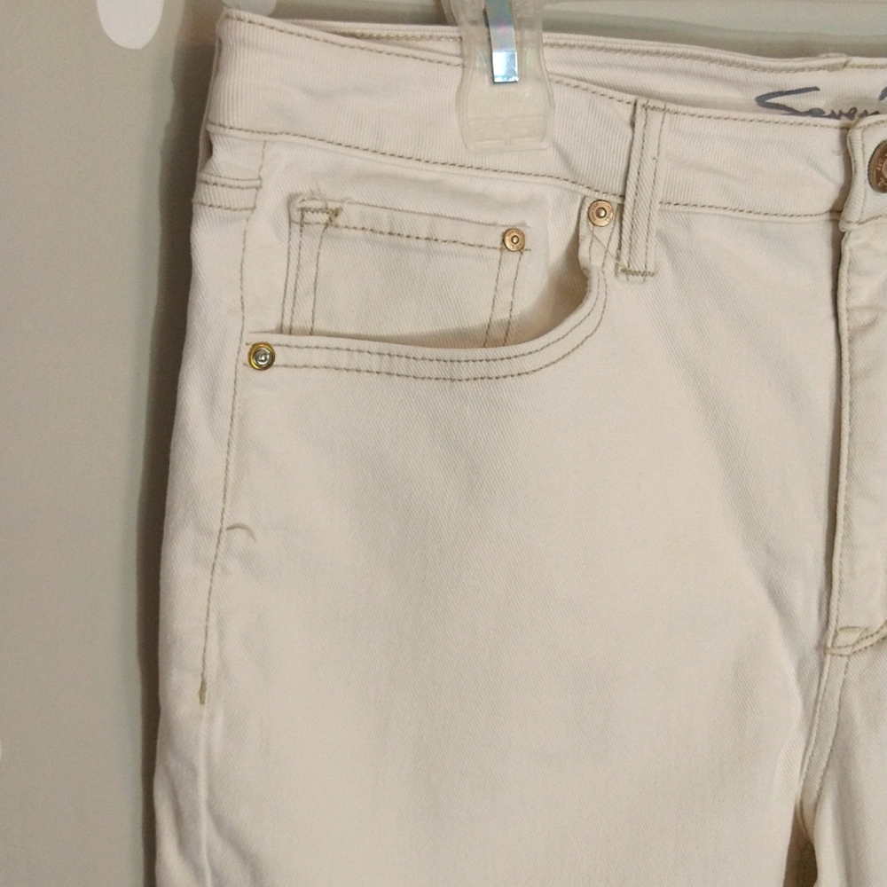 Seven7 Slim Straight Jeans In Bone - Picture 6 of 14